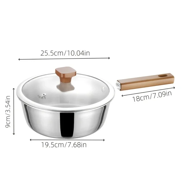 Three-Layer Steel Integrated Pot