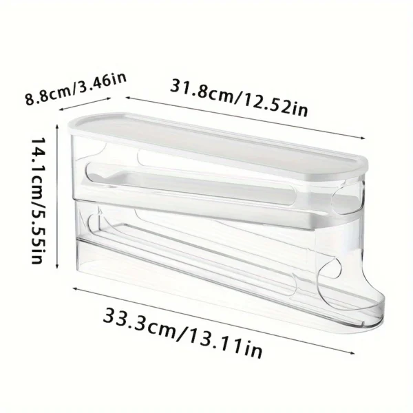 12-14 Eggs Automatic Double-Layer Sliding Egg Storage Container